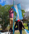 Preparativos para el Acto Central por el Día de la Bandera Nacional
